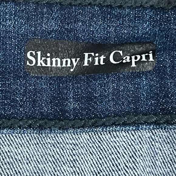 Judy Blue Skinny Fit Capri/Cropped Jeans - Size 28 - Picture 4 of 5